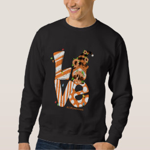 Moletom Love Orange Ribbon Copy Funny Gnomo Christmas Paja