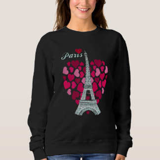 Moletom Love Paris Heart Eiffel Tower Souvenir France Fren