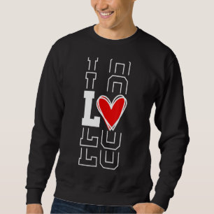 Moletom Love Part 1 Combinação de roupas de Casal Homens V