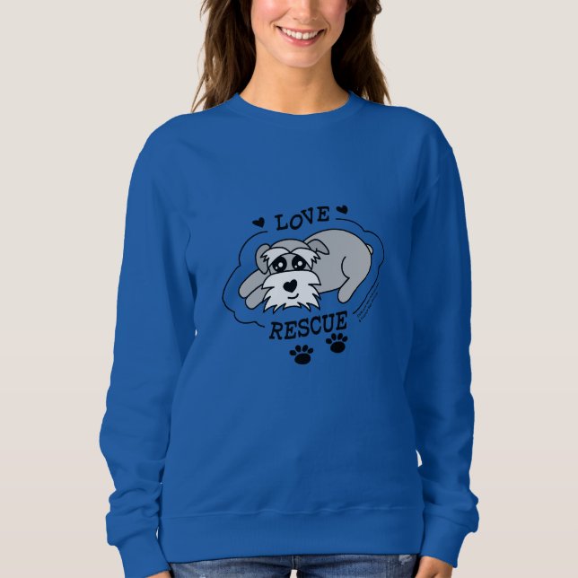 Moletom Love Rescue - Dark Sweatshirt (Women) (Frente)