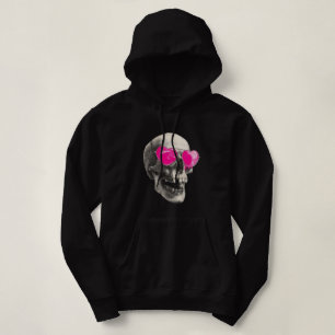 Moletom 💗 Love Skull – Óculos de Sol Coração Rosa