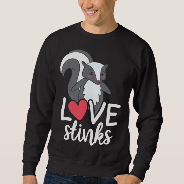 Moletom Love Stinks Clothing His and Her Valentines Day (Frente)