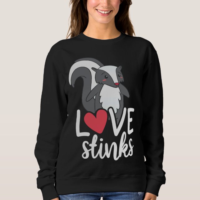 Moletom Love Stinks Clothing His and Her Valentines Day (Frente)