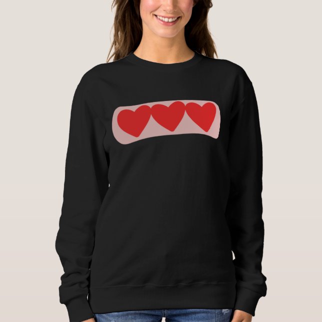 Moletom Love Valentine s Day Couple Relationship Heart In  (Frente)