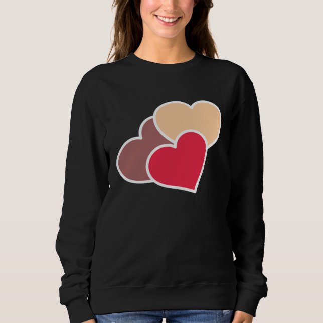 Moletom Love Valentine s Day Couple Relationship Heart In (Frente)