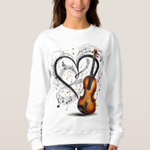 Moletom ❤️ 💕 Lover Musical; 🎻 💘 Melodia de Romance 🌹 �