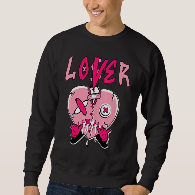 Moletom Low Triple Pink Loser   Heart Dripping Triple Pink (Frente)