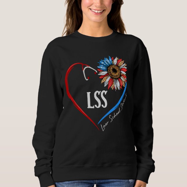 Moletom Lss Law School Study Future Lawyer Sunflower Ste (Frente)