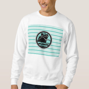 Moletom Lt Blue White Strike Black Cruise Ship NMaritime
