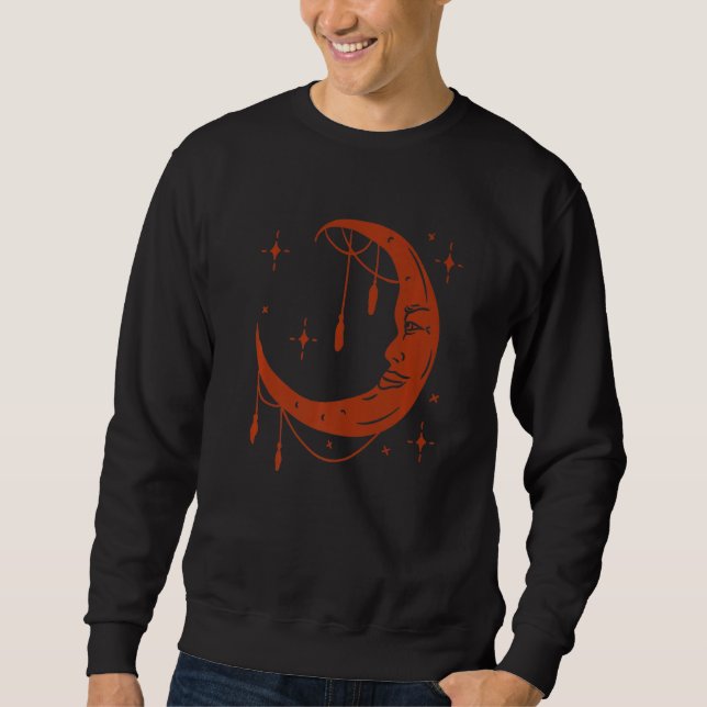 Moletom Lua Vermelho Magnético (Frente)