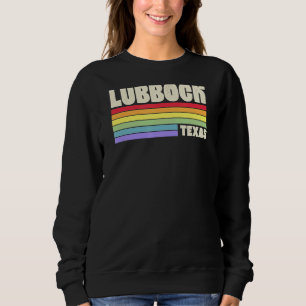 Moletom Lubbock Texas Pride Rainbow Flag Orgulho gay Merch