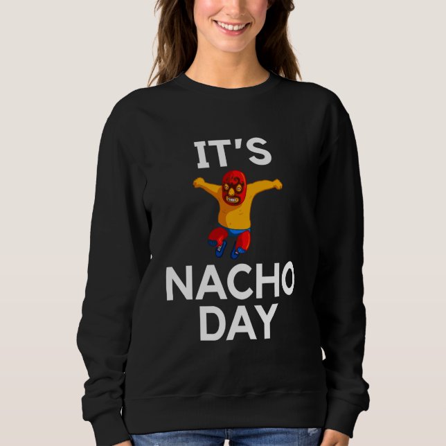 Moletom Lucha Libre T-Shirt Tshirt tee Funny Nacho Shirt G (Frente)