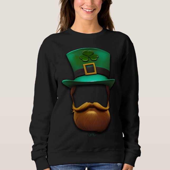 Moletom Luck Of The Irish Hat & Beard (Frente)