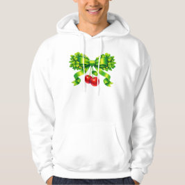 Moletom Lucky Clover Bow with Cherries Green Design
