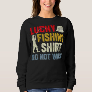 Moletom Lucky Fisheries Tee Engraçado Pesca Dizendo Homens