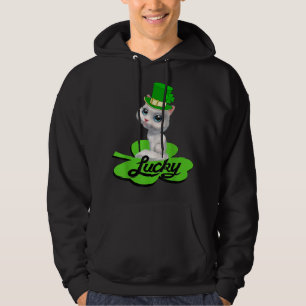 Moletom Lucky Leprechaun Dia de São Patrício Shamrock Para