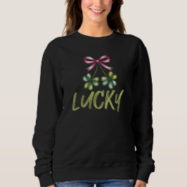 Moletom Lucky St Patrick's Coquette Laço