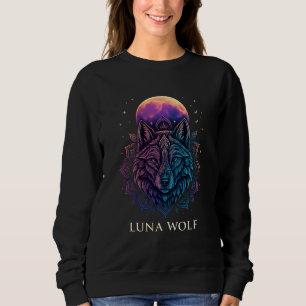 Moletom Luna Wolf Spiritual Moon Art