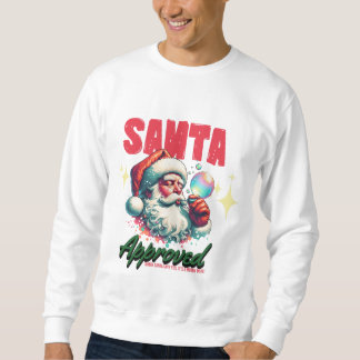 Moletom 🎅 Lustiges Weihnachts-Shirt – Santa Approved