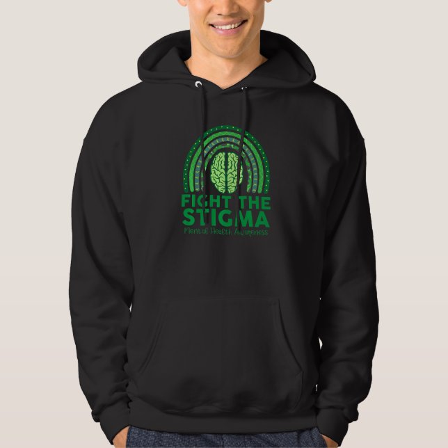Moletom Luta Contra A Consciência Mental Do Estigma, Mês G (Frente)