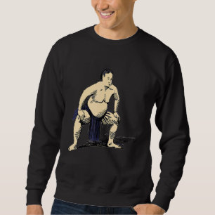 Moletom Luta Sumo Lutador de Sumo Vintage Sumo Retro_14
