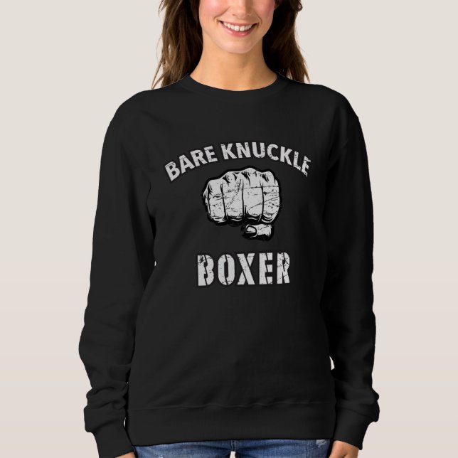 Moletom Lutador de Boxe Sem Luvas Boxe (Frente)