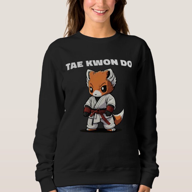 Moletom Lutador Taekwondo TKD Fox Kid (Frente)