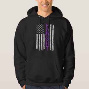 Moletom Lutar Bandeira Americana EUA Conscientização Fibro