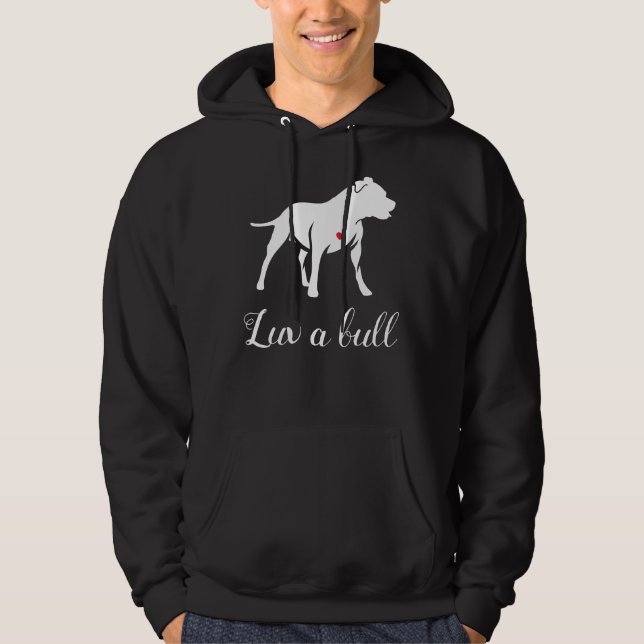 Moletom Luv A Bull Pitbull Dog (Frente)