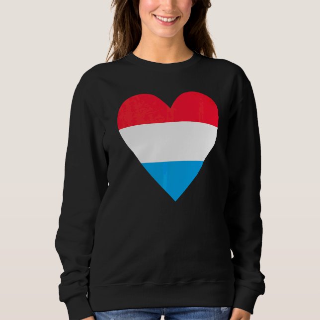 Moletom Luxemburgo Bandeira Luxemburgo Viagem Luxembourger (Frente)