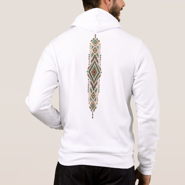 Moletom Luxury Ethnic Geometric Pattern (Verso)