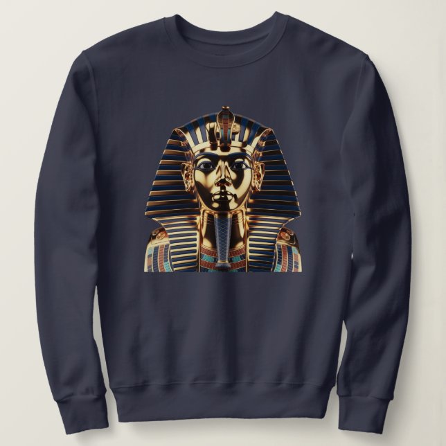 Moletom Luxury Golden Egyptian Mask Artwork T-Shirt (Frente do Design)