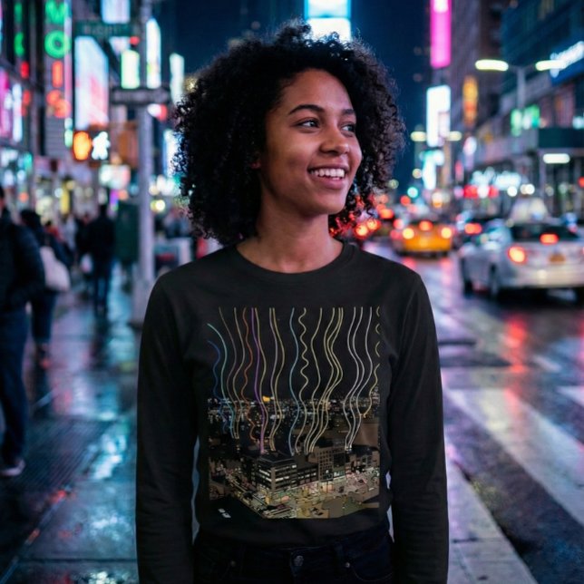 Moletom Luzes da Cidade de Boston (Criador carregado)