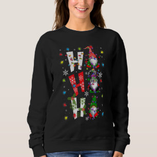 Moletom Luzes de Gnomo Ho Ho Ho de Natal  Xmas Crianças Me