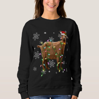 Moletom Luzes de Natal Intocam Lover Engraçado Santa Hat X
