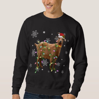 Moletom Luzes de Natal Intocam Lover Engraçado Santa Hat X
