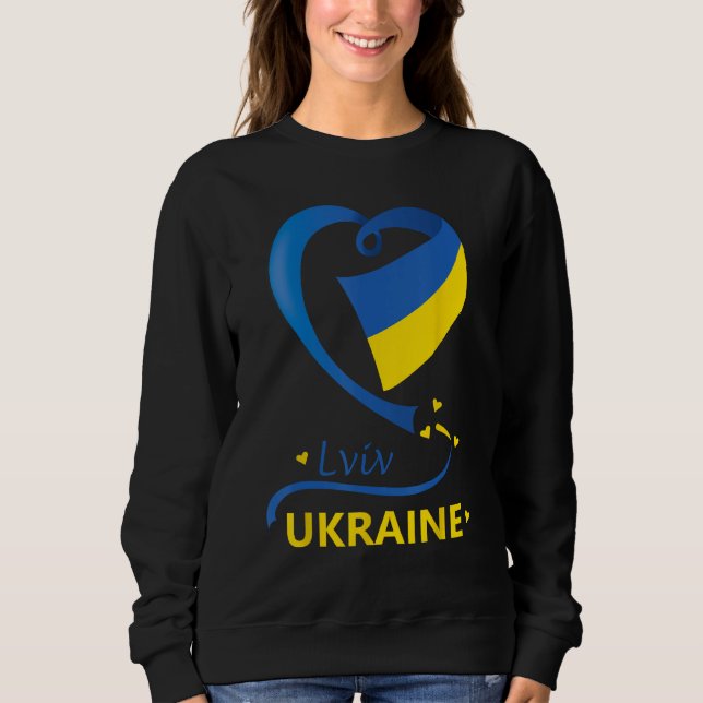 Moletom Lviv Ucrânia Bandeira Nacional Emblem Crest (Frente)
