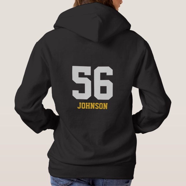 Moletom LYFL 01 | Logotipo branco personalizado feminino (Verso)