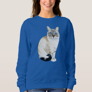 Moletom Lynx Point Siamese Cat Personalizado
