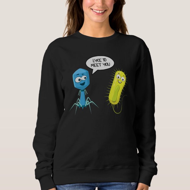 Moletom Lyse To Meet You  Bacteriophage 7 (Frente)