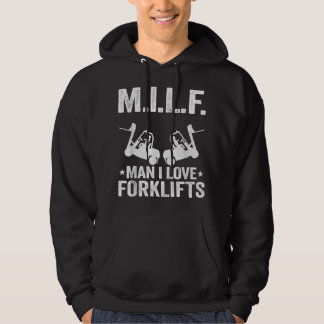 Moletom M.I.L.F. Homem Adoro Forklifts Piadas Engraçadas F