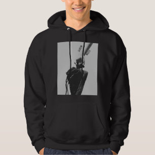 Moletom M preto! SF! Logotipo Hoddie de T