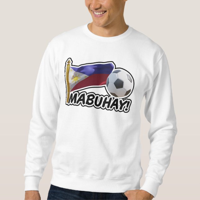 Moletom Mabuhay! Grito de Futebol das Filipinas (Frente)