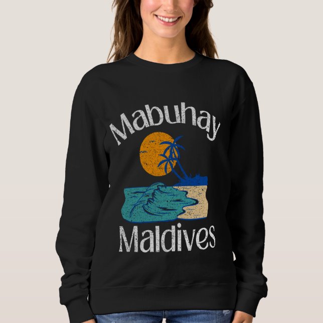 Moletom Mabuhay Maldivas Saudação Tagalog Pino (Frente)