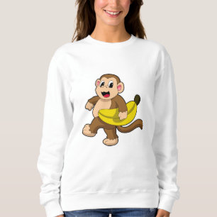 Moletom Macaco a Correr com Banana