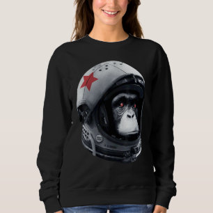 Moletom Macaco Astronauta Espaço Galáxia Capacete Macaco C