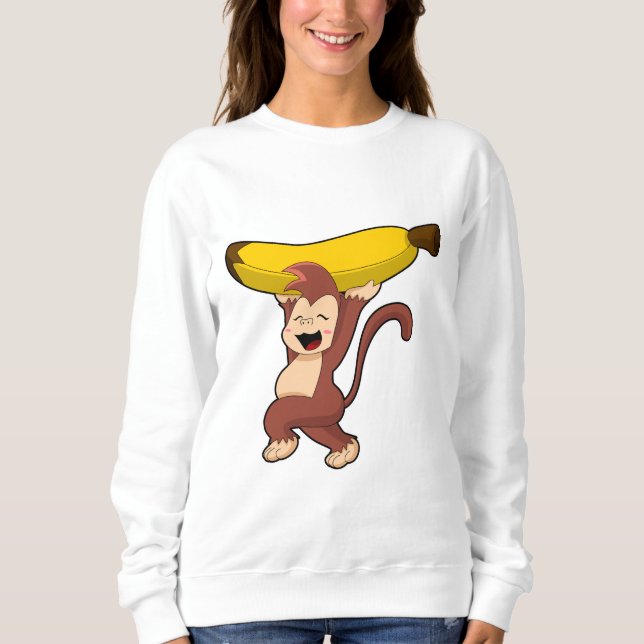 Moletom Macaco com Banana (Frente)