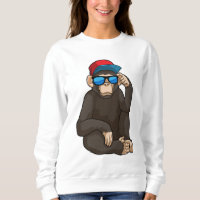 Macaco com óculos de sol