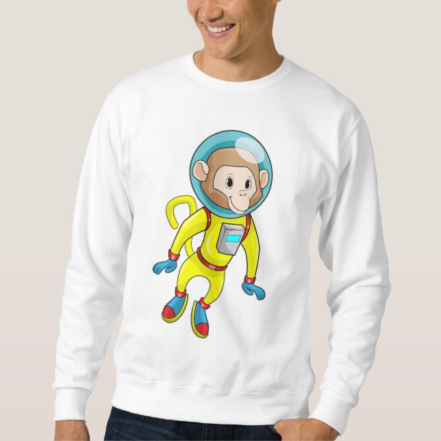 Moletom Macaco como astronauta (Frente)