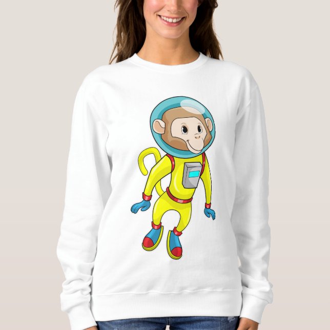 Moletom Macaco como astronauta (Frente)